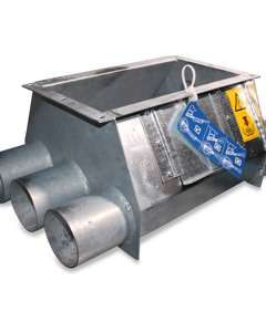 Lower part f/silo boot M 90 3-line 1 direction